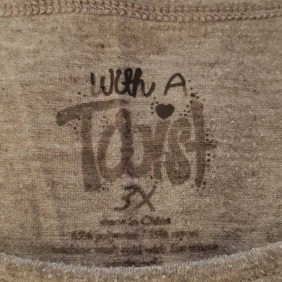 Grey t-shirt THE STRUGGLE IS REAL 3XL - Picture 2 of 3